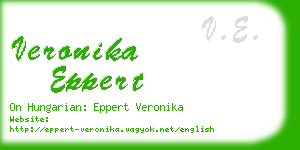 veronika eppert business card